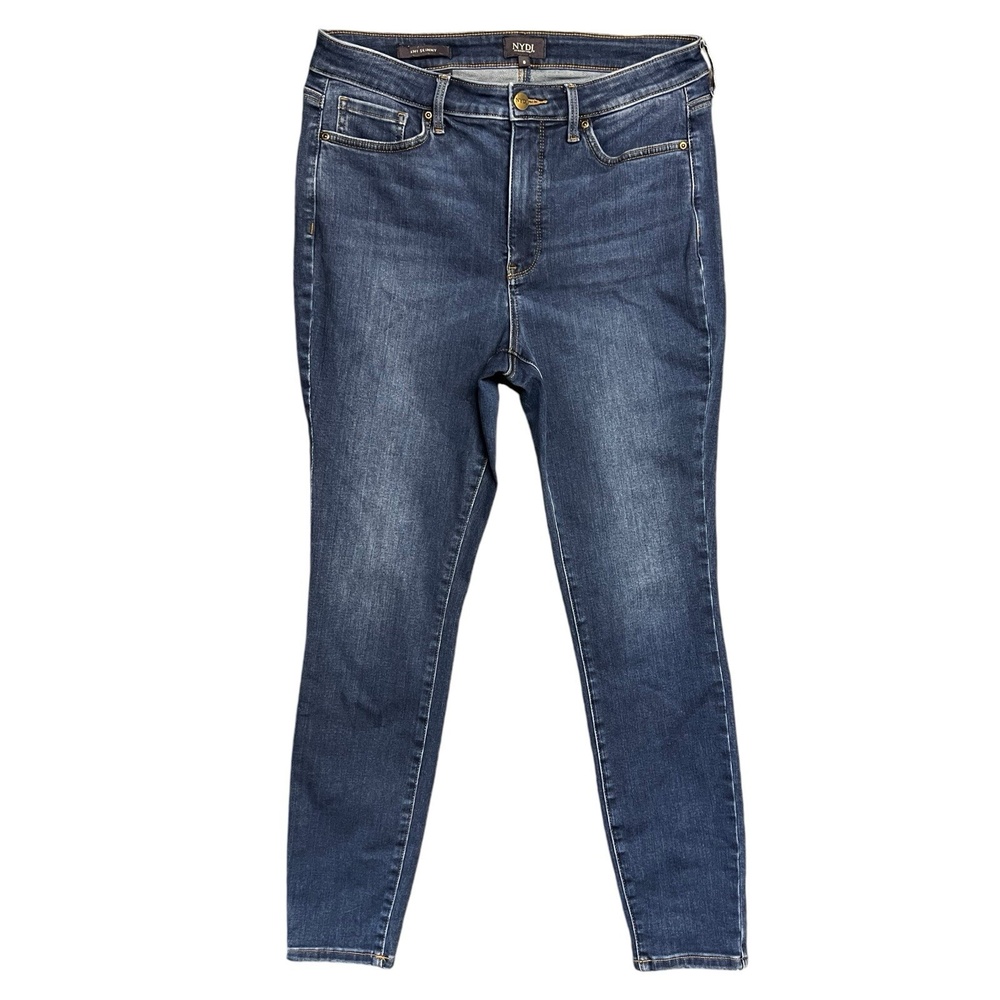 NYDJ Jeans Size‎ 8 Blue Ami Skinny Lift Tuck Five Pocket Presidio Stretch Modern